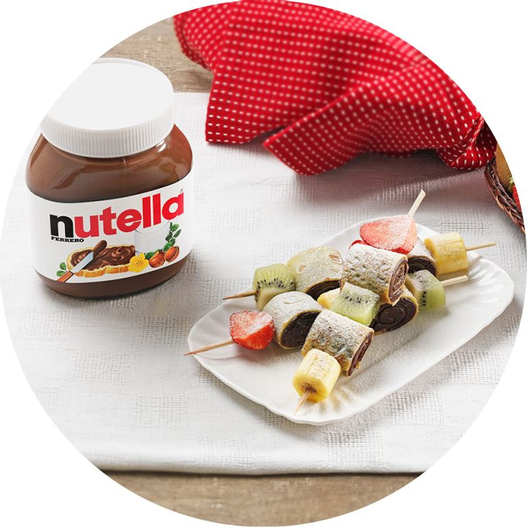 Канапе с Nutella